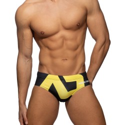 Bath Brief of the brand ADDICTED - Swim trunks logo extra large - black - Ref : ADS045 C10