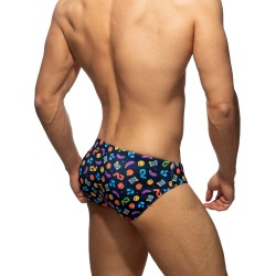 Bath Brief of the brand ADDICTED - Emoji swim briefs - Ref : ADS325 C09