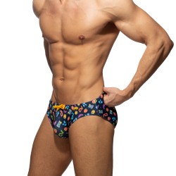 Bath Brief of the brand ADDICTED - Emoji swim briefs - Ref : ADS325 C09