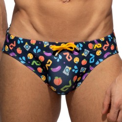 Bath Brief of the brand ADDICTED - Emoji swim briefs - Ref : ADS325 C09