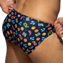 Slip, Tanga de la marque ADDICTED - Bikini émoji - Ref : AD1226 C09