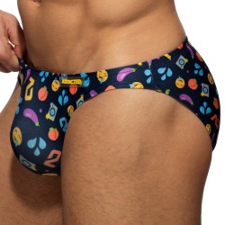 Slip, Tanga de la marque ADDICTED - Bikini émoji - Ref : AD1226 C09