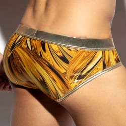 Slip de la marca ES COLLECTION - Calzoncillos Storm Glitter - Gold - Ref : UN592 C20