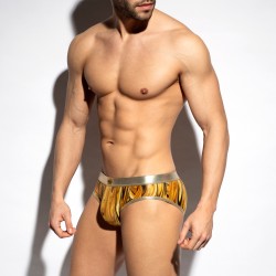 Brief of the brand ES COLLECTION - Storm Glitter - Gold Briefs - Ref : UN592 C20