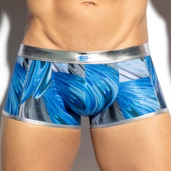 Boxer, shorty de la marque ES COLLECTION - Trunk Storm Glitter - argent - Ref : UN593 C21