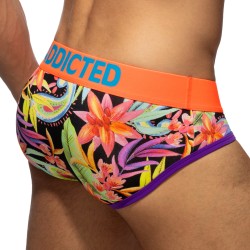 Slip, Tanga de la marque ADDICTED - Swimderwear Iris - noir - Ref : AD1234 C10