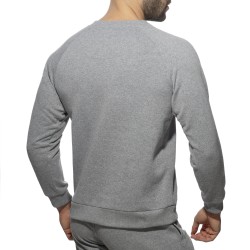 Manches longues de la marque ADDICTED - Sweatshirt Recycled Cotton - gris - Ref : AD1225 C11