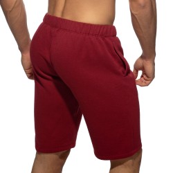 Bermuda der Marke ADDICTED - Recycelte Bermudashorts Baumwolle - bordeaux - Ref : AD1230 C29