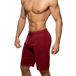 Bermuda of the brand ADDICTED - Recycled Bermuda shorts Cotton - burgundy - Ref : AD1230 C29