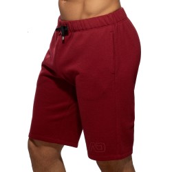 Bermuda de la marque ADDICTED - Bermuda recycled Cotton - bordeaux - Ref : AD1230 C29