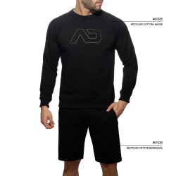 Bermuda of the brand ADDICTED - Recycled Bermuda shorts Cotton - black - Ref : AD1230 C10