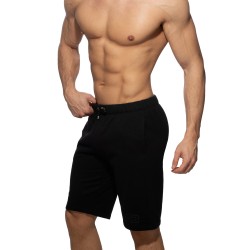 Bermuda der Marke ADDICTED - Recycelte Bermudashorts Baumwolle - schwarz - Ref : AD1230 C10