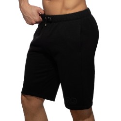 Bermuda der Marke ADDICTED - Recycelte Bermudashorts Baumwolle - schwarz - Ref : AD1230 C10