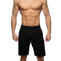 Bermuda der Marke ADDICTED - Recycelte Bermudashorts Baumwolle - schwarz - Ref : AD1230 C10