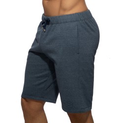 Bermuda de la marca ADDICTED - Bermudas de algodón reciclado - azul marino - Ref : AD1230 C09