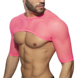 Short Sleeves of the brand ADDICTED - Neon Shoulder - Pink Top - Ref : ADP04 C34