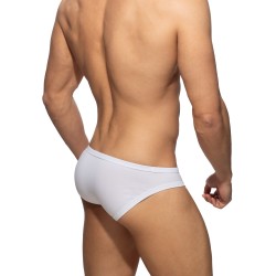 Packs del marchio ADDICTED - Slip bikini basic (confezione da 3) - Bianco - Ref : AD1240P C01