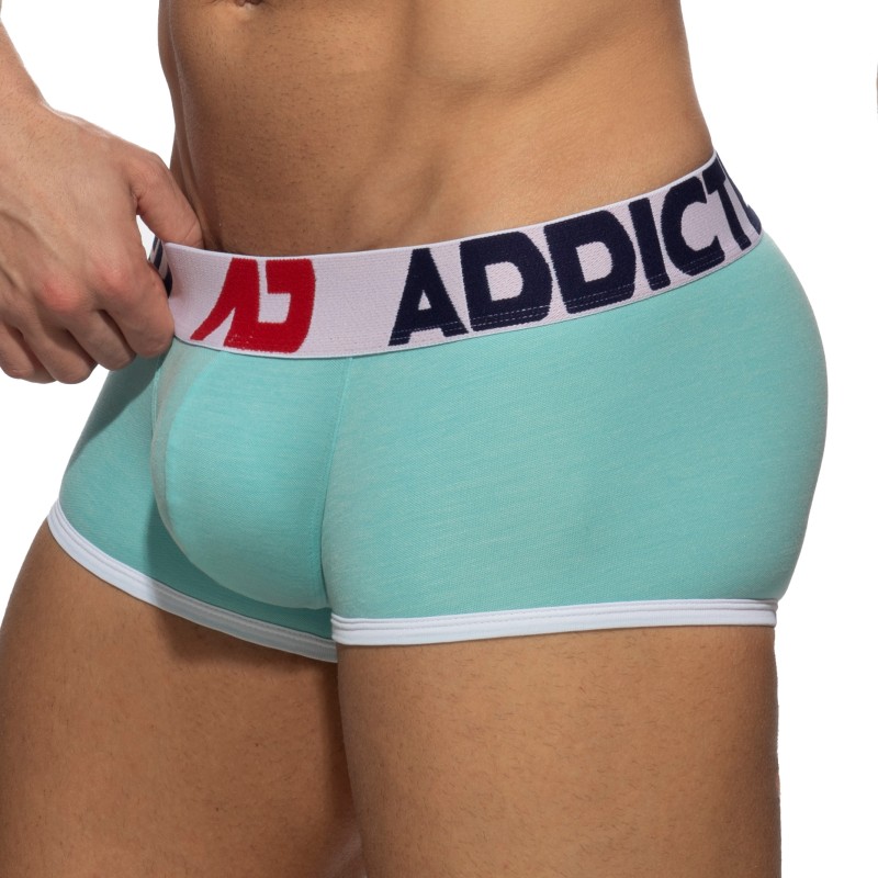 Boxer, shorty de la marque ADDICTED - Trunk AD pique - bleu - Ref : AD1248 C08