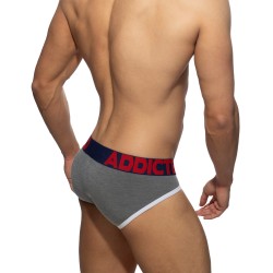 Slip del marchio ADDICTED - AD Slip Punto - Grigio - Ref : AD1247 C15