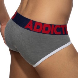 Slip del marchio ADDICTED - AD Slip Punto - Grigio - Ref : AD1247 C15