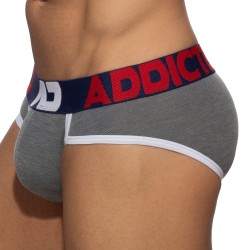 Brief of the brand ADDICTED - AD Briefs Stitch - Grey - Ref : AD1247 C15