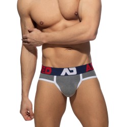 Slip del marchio ADDICTED - AD Slip Punto - Grigio - Ref : AD1247 C15