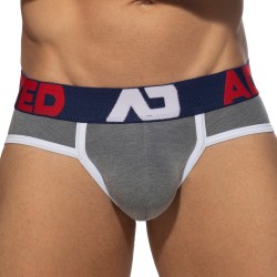 Brief of the brand ADDICTED - AD Briefs Stitch - Grey - Ref : AD1247 C15