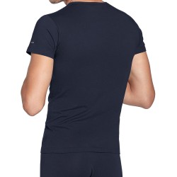 Short Sleeves of the brand EDEN PARK - T-shirt uni V neck black - Ref : E351E60 039