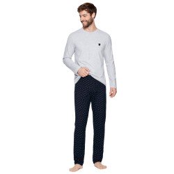 Pyjama de la marque EDEN PARK - Pyjama long Eden Park - gris - Ref : E501E76 169