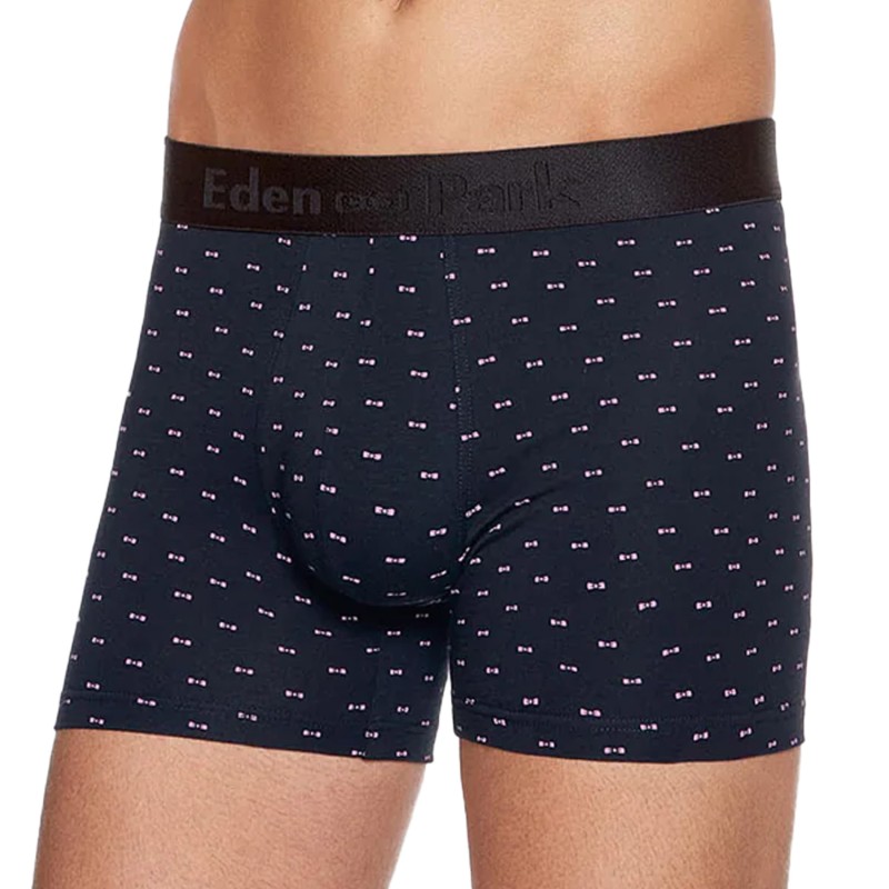 Boxershorts, Shorty der Marke EDEN PARK - Boxer Eden Park Marine Muster Fliege Knoten - Ref : E644E49 039