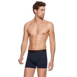 Boxershorts, Shorty der Marke EDEN PARK - Boxer Eden Park Marine Muster Fliege Knoten - Ref : E644E49 039