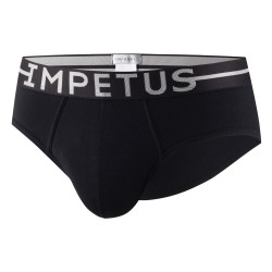 Slip, Tanga de la marque IMPETUS - Slip Cotton Stretch Impetus - noir - Ref : 1152021 020