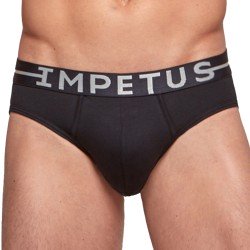 Slip Cotton Stretch Impetus - noir - Impetus : vente slips et bande...