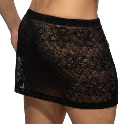 Loungewear de la marque ADDICTED - Flowery Lace skirt - noir - Ref : AD1254 C10