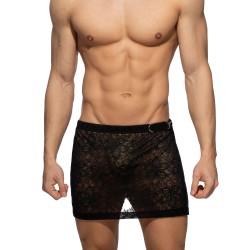 Loungewear de la marque ADDICTED - Flowery Lace skirt - noir - Ref : AD1254 C10