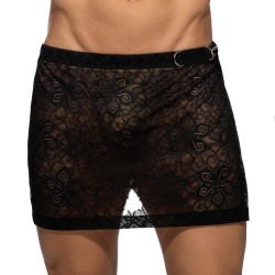 Loungewear de la marque ADDICTED - Flowery Lace skirt - noir - Ref : AD1254 C10