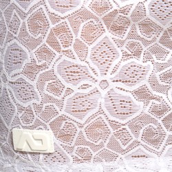 Loungewear de la marque ADDICTED - Flowery Lace skirt - blanc - Ref : AD1254 C01