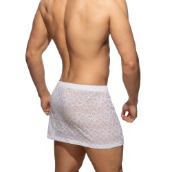 Loungewear de la marque ADDICTED - Flowery Lace skirt - blanc - Ref : AD1254 C01