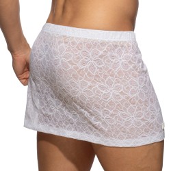 Loungewear of the brand ADDICTED - Flowery Lace skirt - white - Ref : AD1254 C01