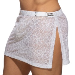 Loungewear of the brand ADDICTED - Flowery Lace skirt - white - Ref : AD1254 C01