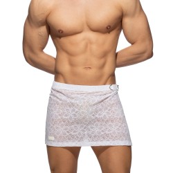 Loungewear de la marque ADDICTED - Flowery Lace skirt - blanc - Ref : AD1254 C01