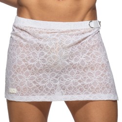 Loungewear of the brand ADDICTED - Flowery Lace skirt - white - Ref : AD1254 C01