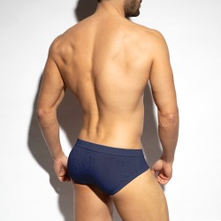 Brief of the brand ES COLLECTION - Daisy Briefs flower - navy - Ref : UN594 C09