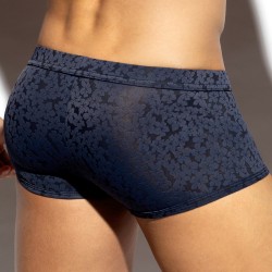 Boxer shorts, Shorty of the brand ES COLLECTION - Trunk Daisy flower - marine - Ref : UN595 C09