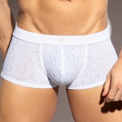 Shorts Boxer, Shorty de la marca ES COLLECTION - Tronco Margarita flor - blanca - Ref : UN595 C01