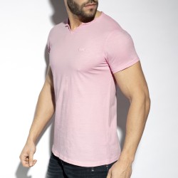 Alta del marchio ES COLLECTION - Flame luxury - maglietta rosa - Ref : TS305 C05