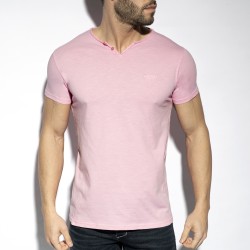 Top of the brand ES COLLECTION - Flame luxury - pink T-shirt - Ref : TS305 C05