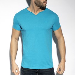 Top of the brand ES COLLECTION - Flame luxury - turquoise T-shirt - Ref : TS305 C08