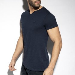 Top of the brand ES COLLECTION - Flame luxury - navy T-shirt - Ref : TS305 C09