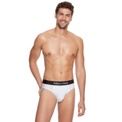 Slip, Tanga de la marque EDEN PARK - Slip Eden Park uni - blanc - Ref : E620E60 001